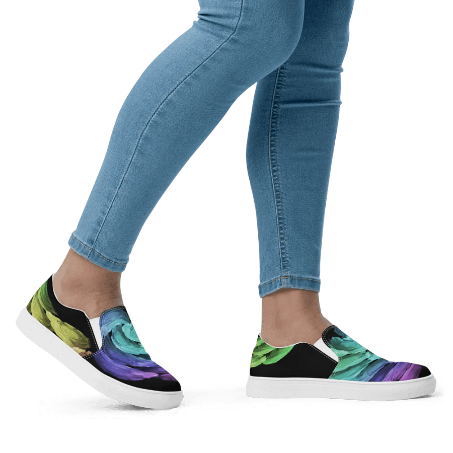 rose wave, slip on canvas shoes product image (4)