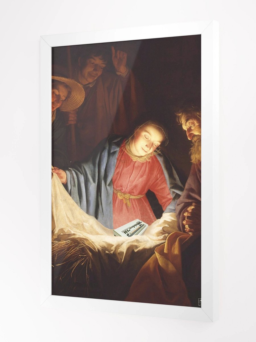 Adoration of the baby 909 by Frank Fonik , Techno EDM Framed High Quality Matte Poster product image (6)