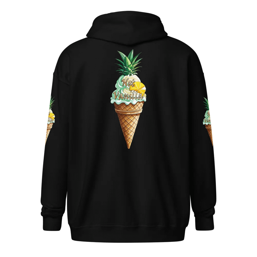 Not Vanilla Icecream cone zippy hoodie product image (1)