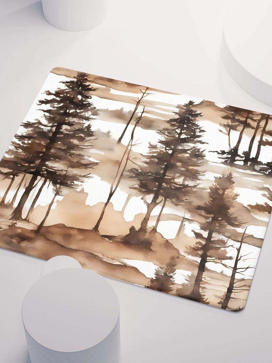 Sepia Pine Trees All over the Place, Gaming Mouse Pad, 2 Sizes product image (3)