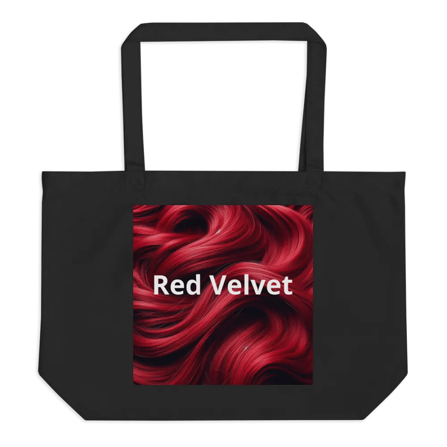 Red Velvet Tote Bag / Amy Velvet Fan Bag product image (1)