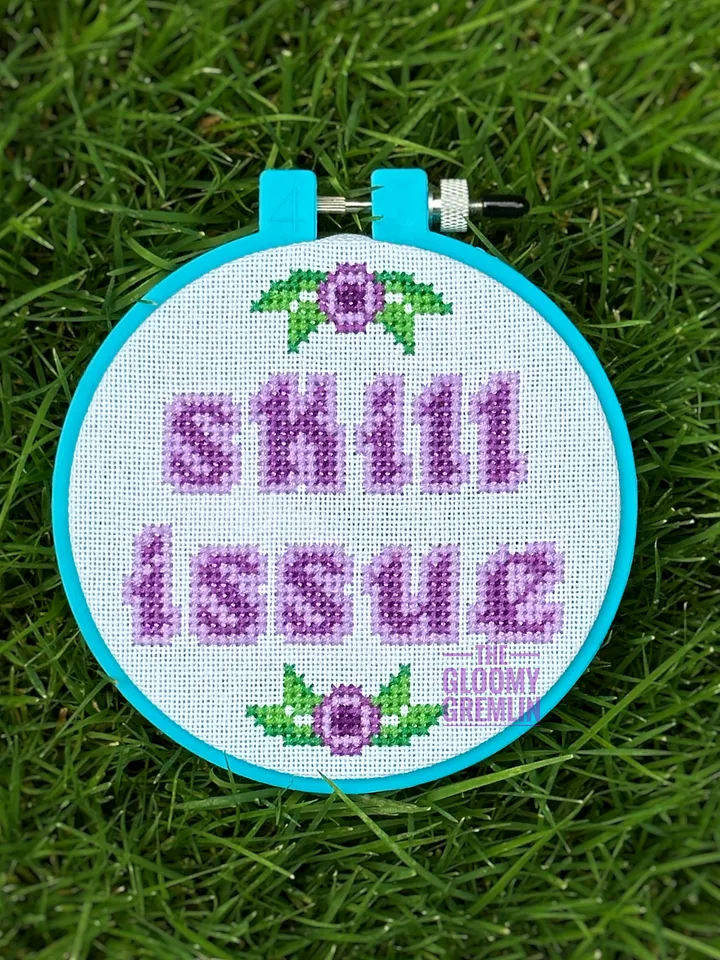 Skill Issue - Cross Stitch Pattern product image (1)