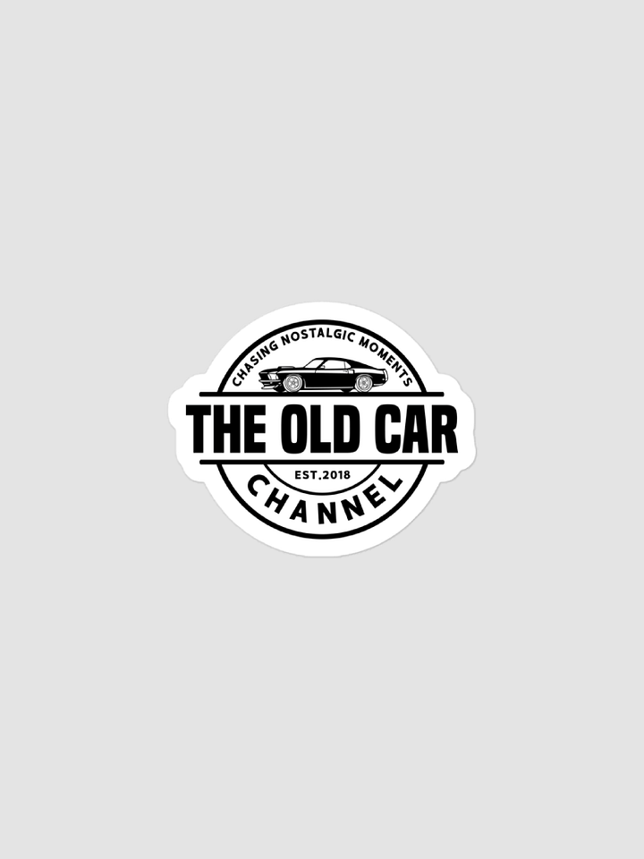The Old Car Channel Logo Sticker product image (1)
