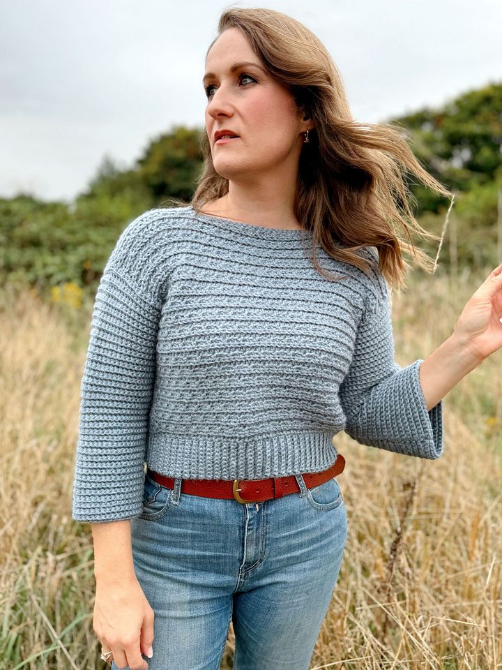 Mystical Sweater / Easy V-Neck Adult Sweater Crochet Pattern product image (2)