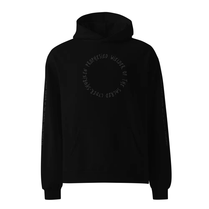 Oversized Prophecy Hoodie (Stealth) product image (1)