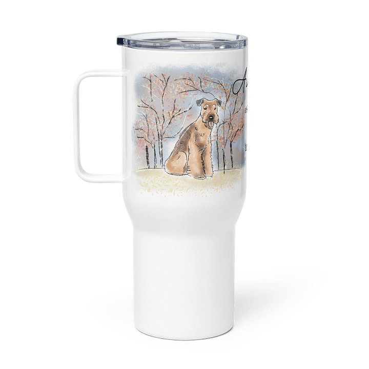 Twinkling Airedale Tales Travel Mug product image (2)