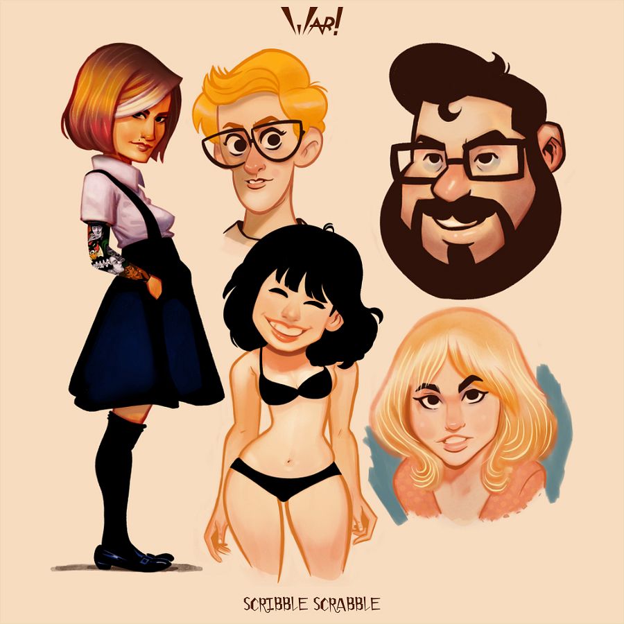Scribble Scrabble Volume 3 - Collection of Sketches product image (6)