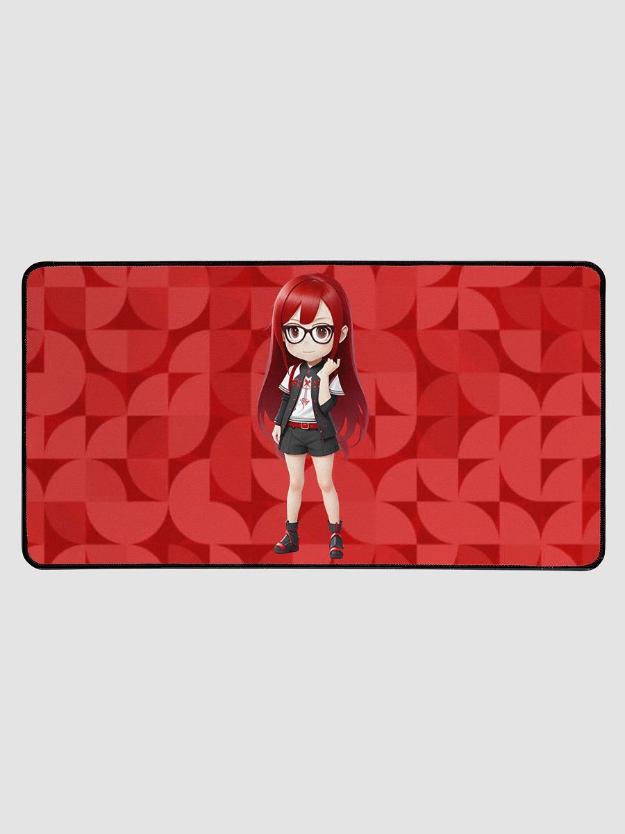 (Red CHIBI) K Desk Mat 15.5" x 31.5" product image (1)