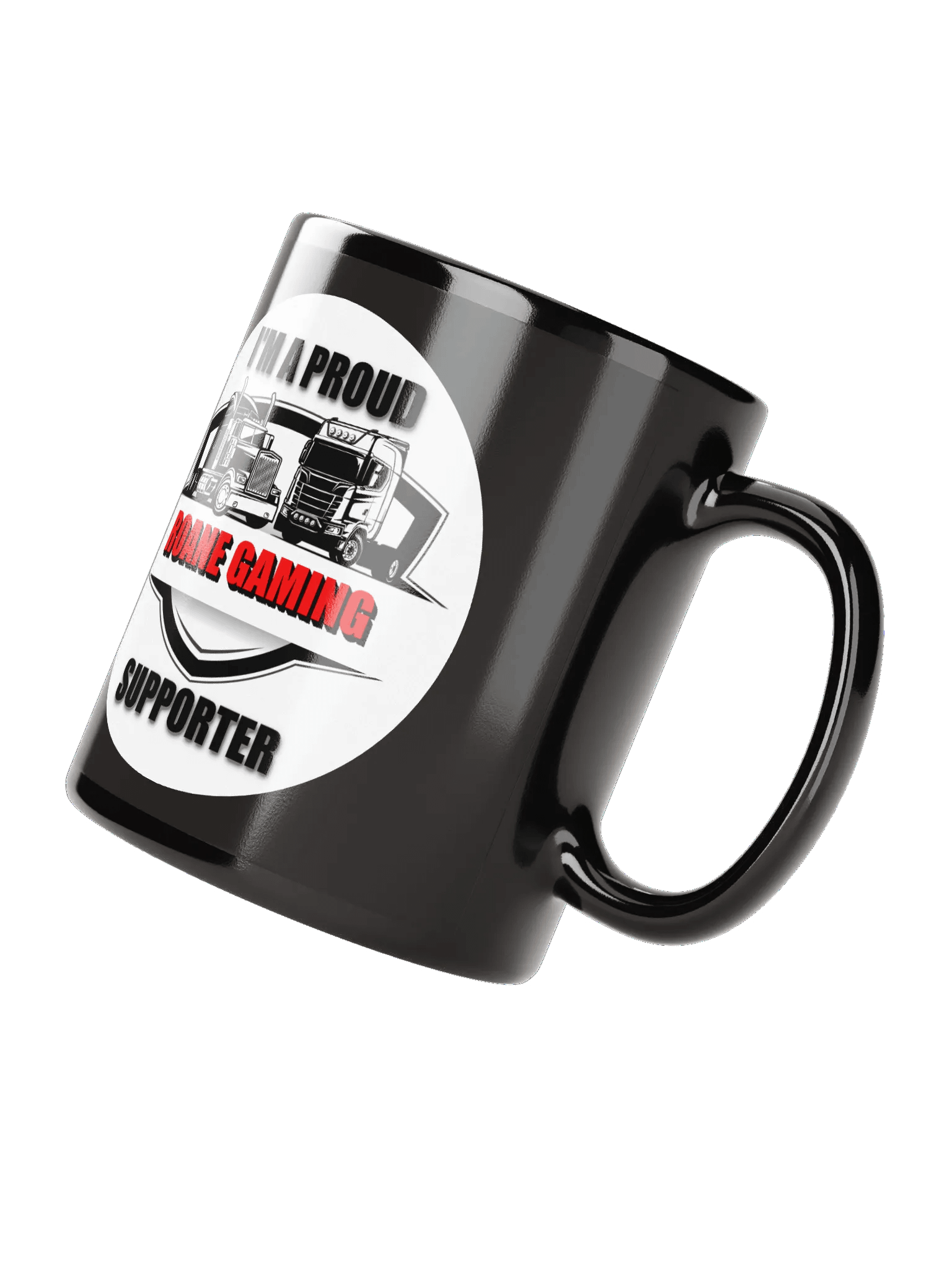 Roane Gaming Supporter Black Glossy Mug product image (2)