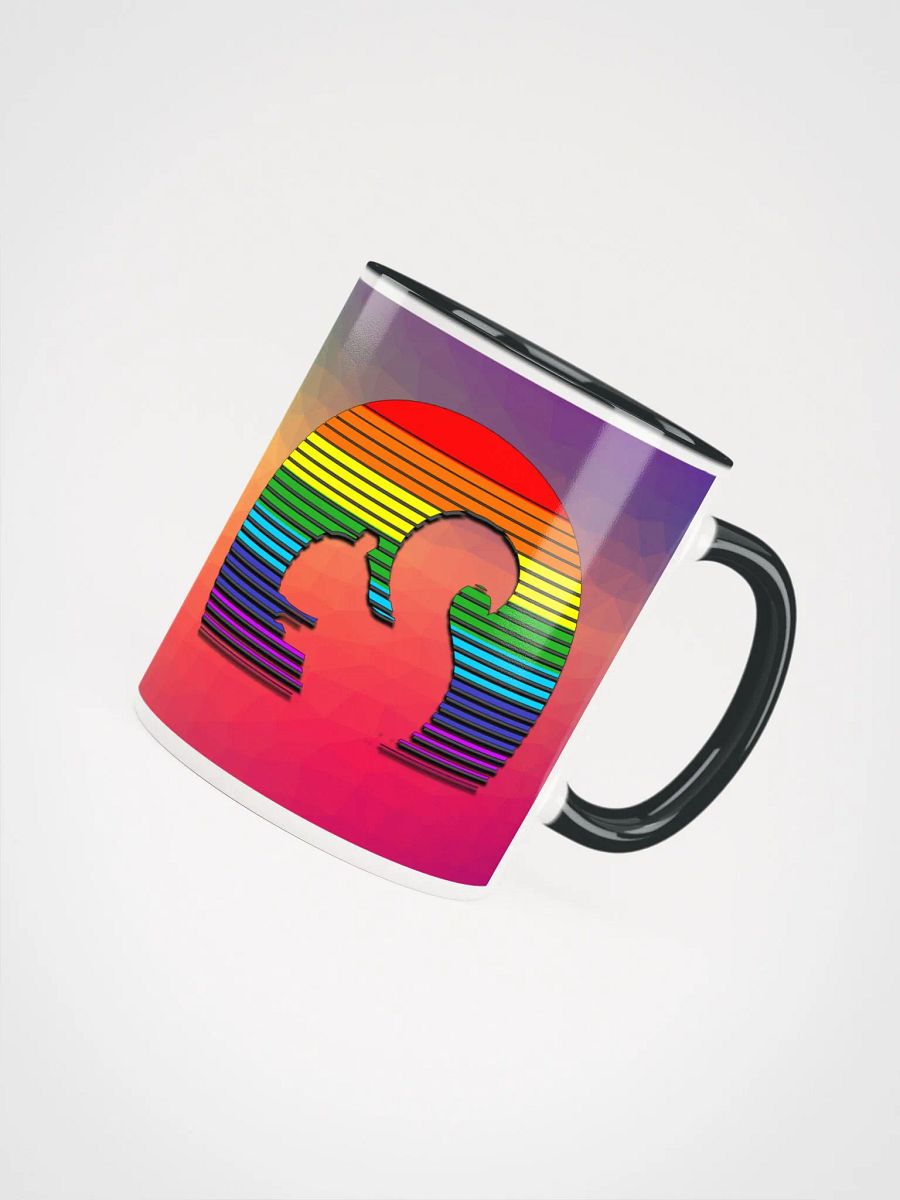 Rainbow Unicorn Mermaid Mug with Colour Inside product image (20)