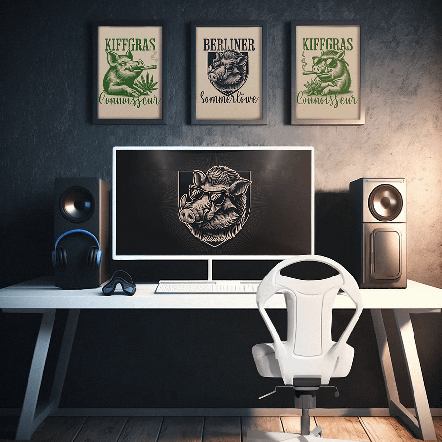 Linke Wildsau Desktop Wallpaper product image (1)