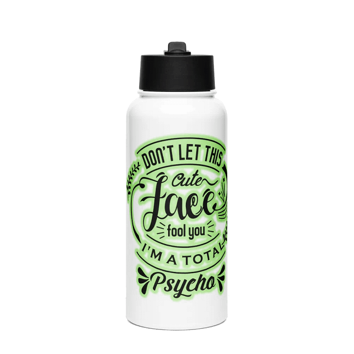 Psycho Floral Stainless Steel Bottle product image (1)