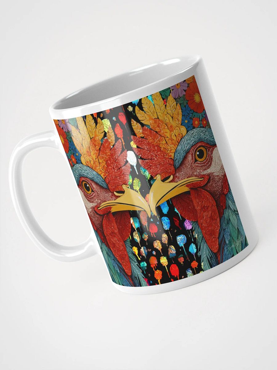 Symmetrical Rooster Rivalry Mug product image (9)