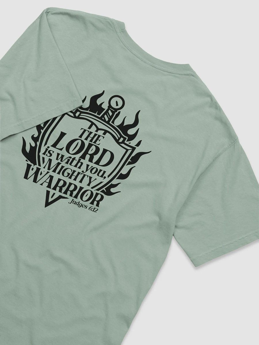 The Lord is With You Mighty Warrior Garment-Dyed T-Shirt product image (5)