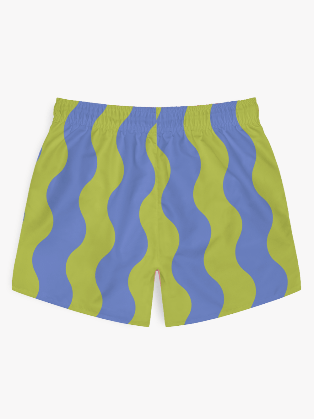 Retro Surf Striped Waves – Swim Trunks product image (2)