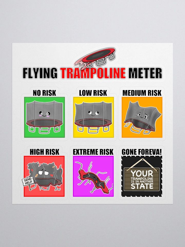 Flying Trampoline Sticker product image (1)