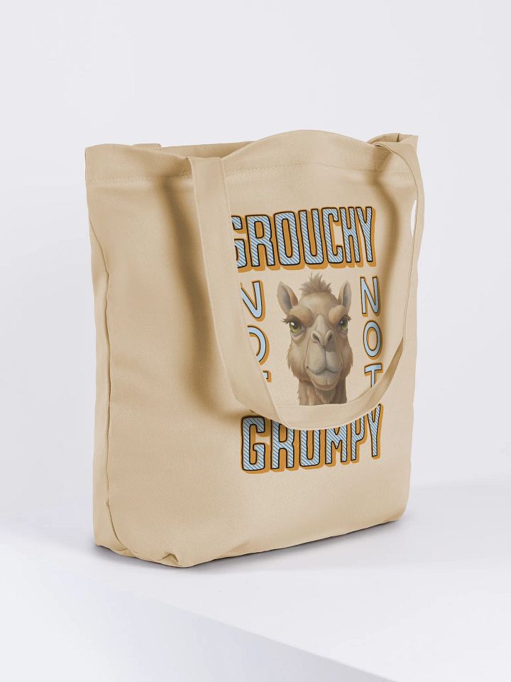 Grouchy Not Grumpy Camel Eco Tote product image (4)