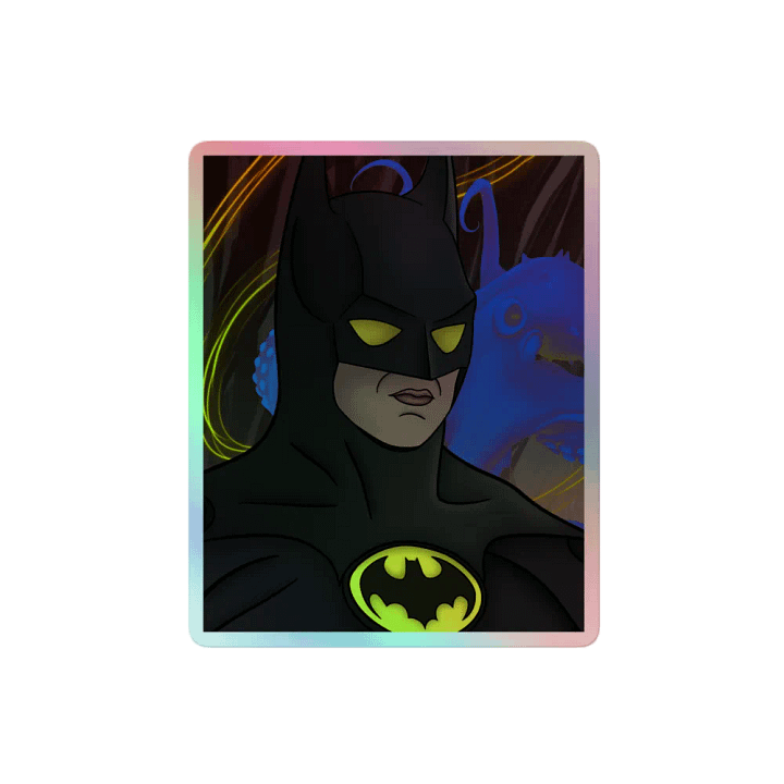 The winged crusader Holographic Sticker product image (2)