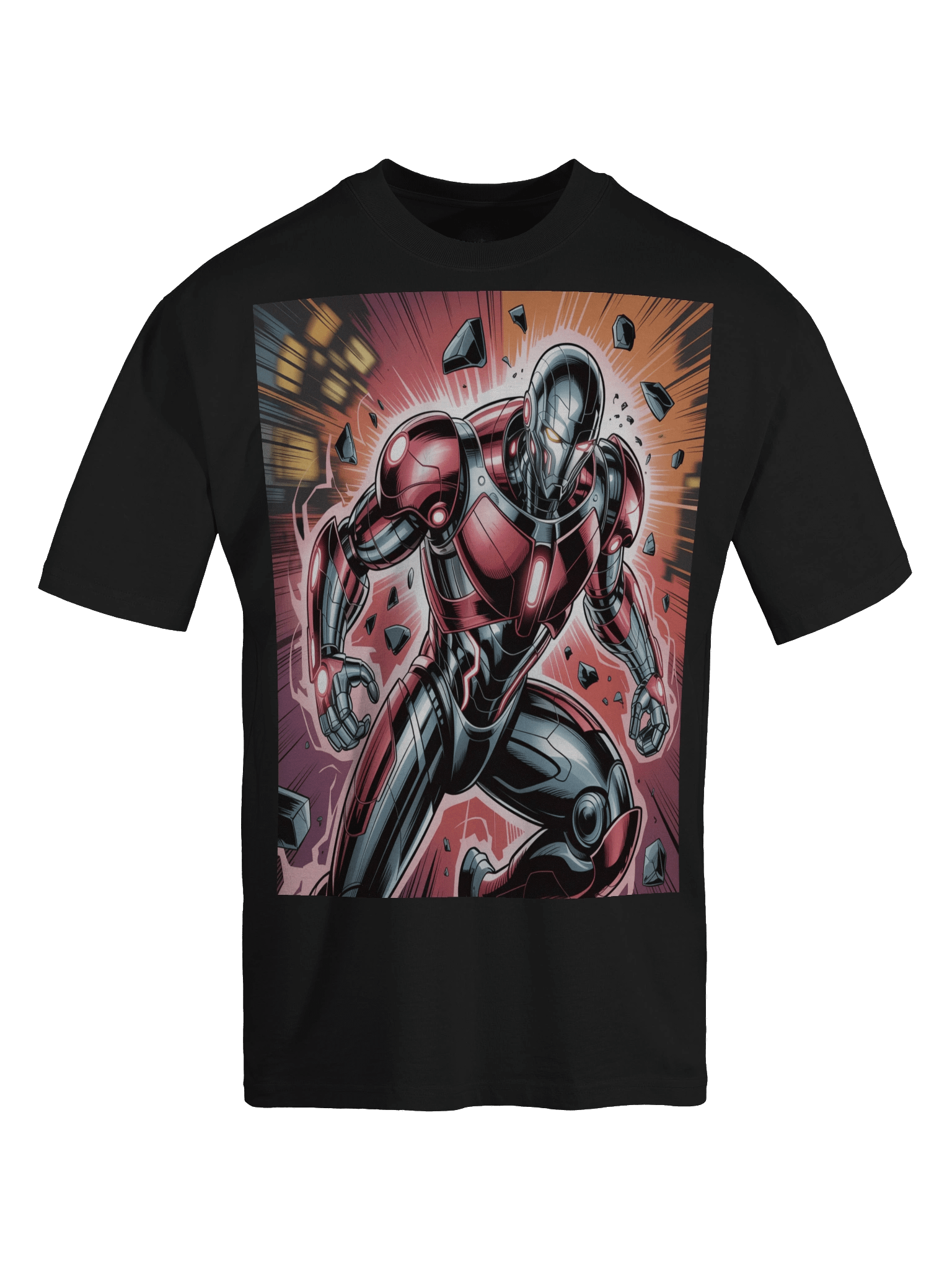 Plasma Rampage: Ultron Oversized Faded T-Shirt product image (1)