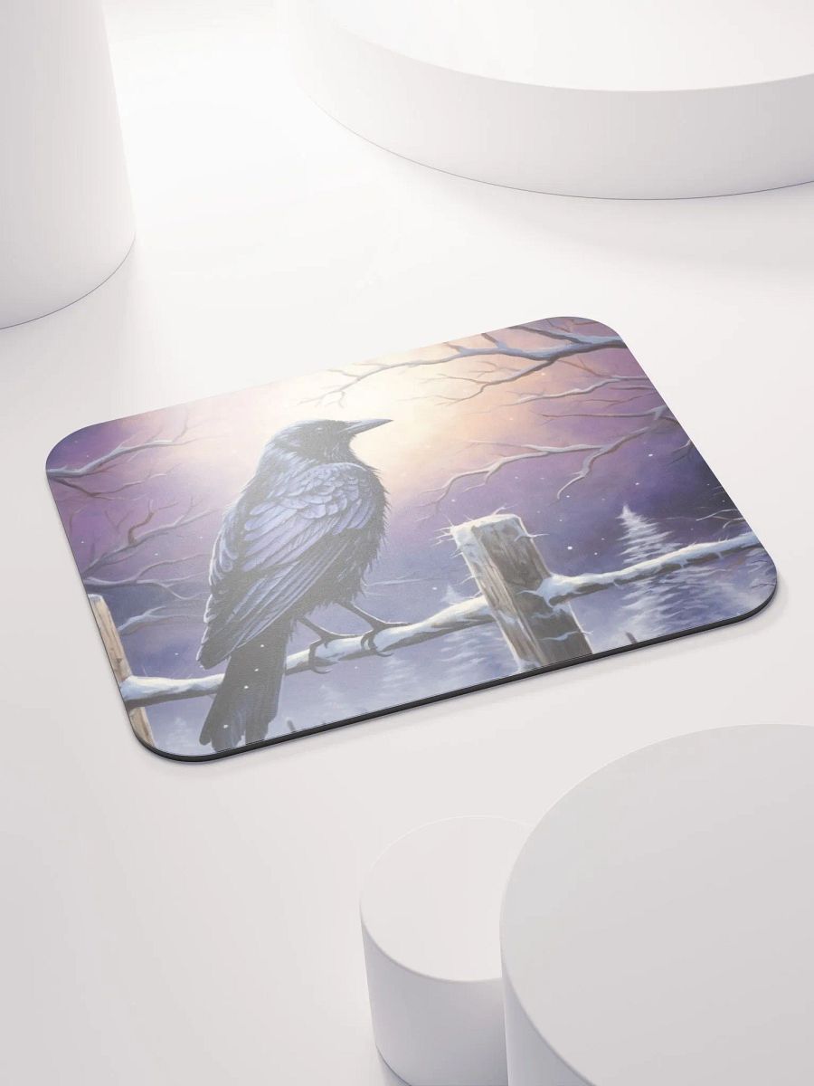 Comfy Desk Mat 🟣 Winter Bird Scene product image (4)