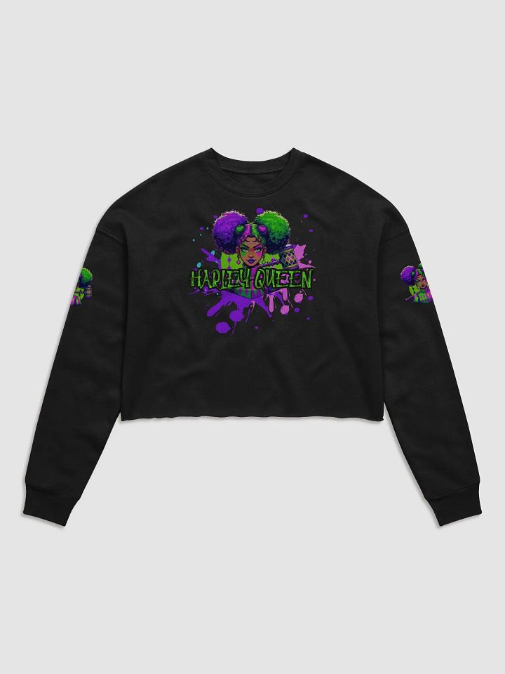 Harley Queen Logo Crop Fleece Sweatshirt product image (1)