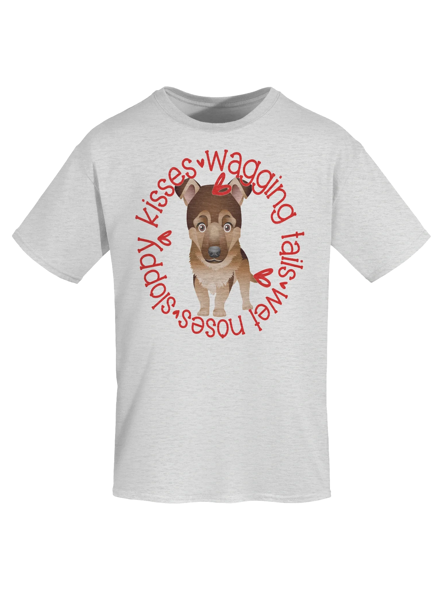 Sloppy Kisses German Shepherd T product image (139)