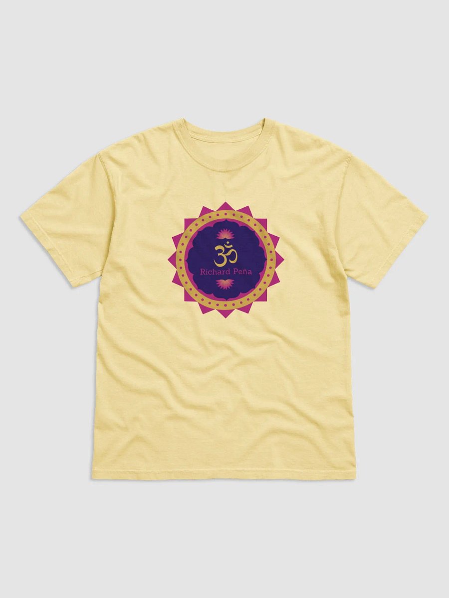 Yellow Om Richard Peña on butter color shirt product image (1)