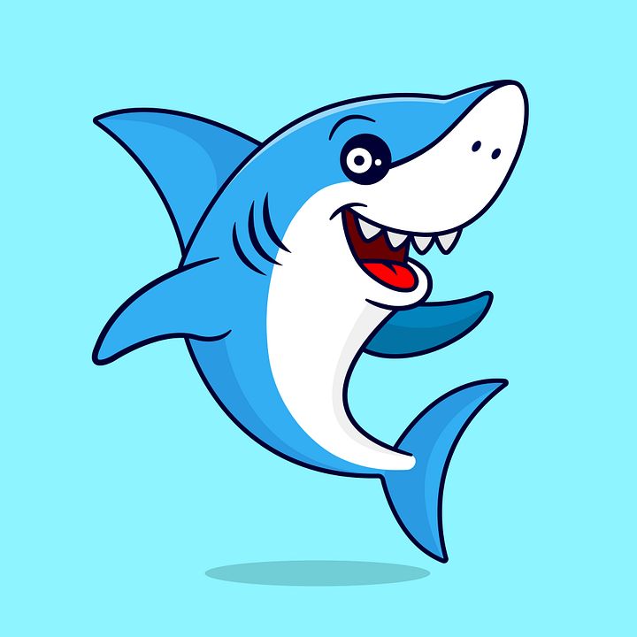 Cute Shark Vector Character product image (1)