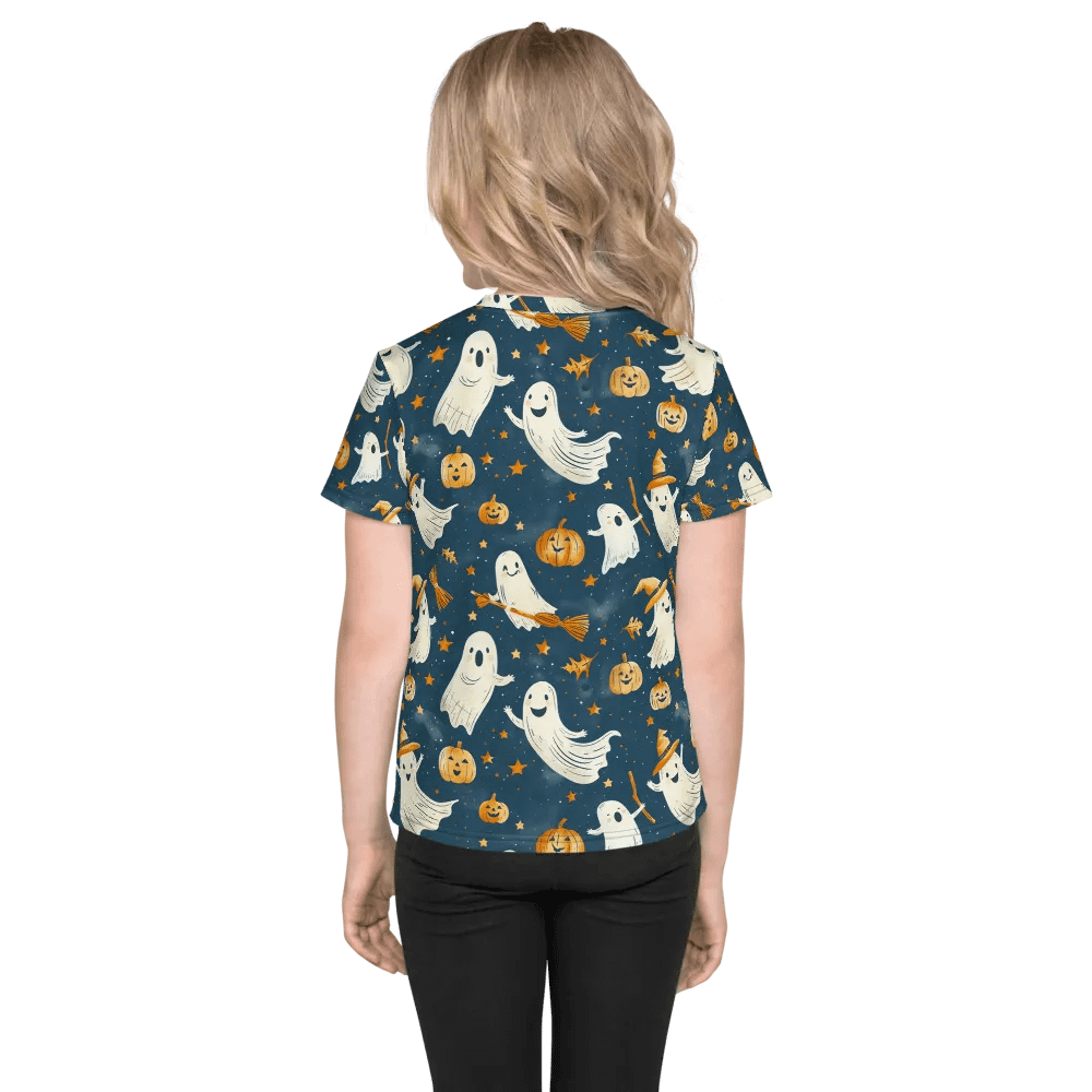 Cute Ghost Halloween T-shirt product image (2)