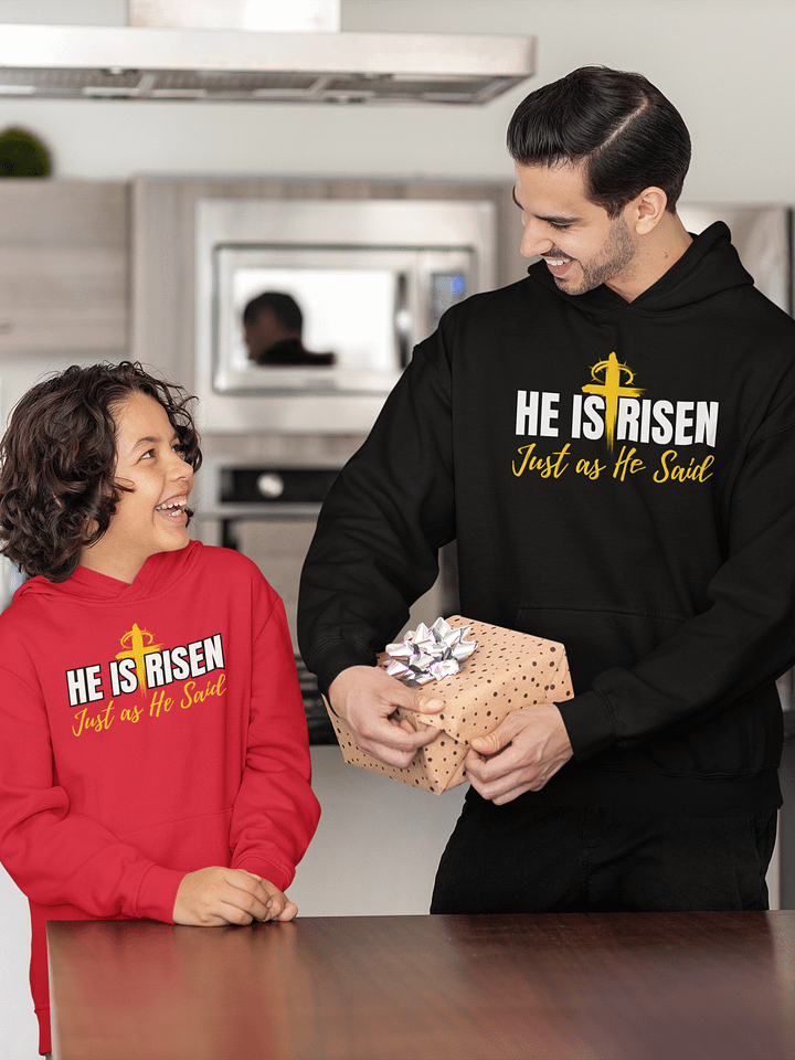 He is Risen, Just as He Said, Easter Gildan Hoodie product image (1)