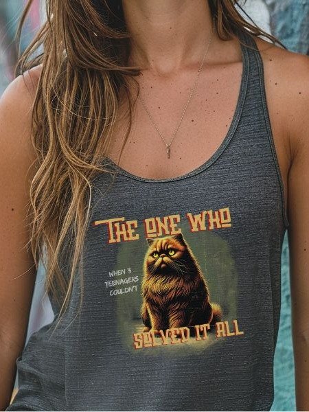 Magical Cat Vintage Pulp Horror Tank Top product image (8)