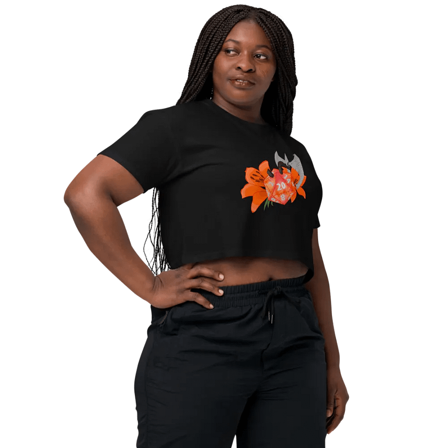Karlach Inspired DND Die Crop Top product image (8)