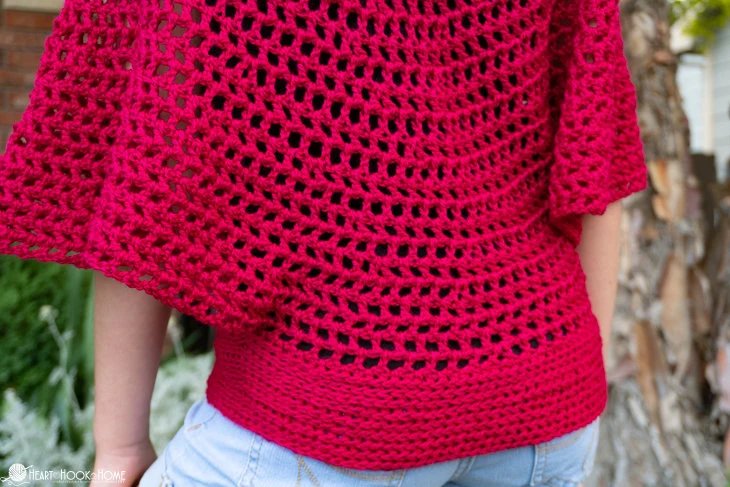 On Point Poncho Crochet Pattern - CHILD SIZES product image (2)