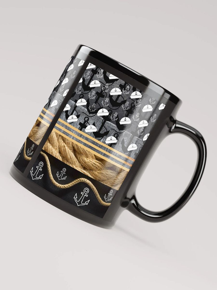 JoBeth Nautical ⚓ Black Glossy Mug product image (7)