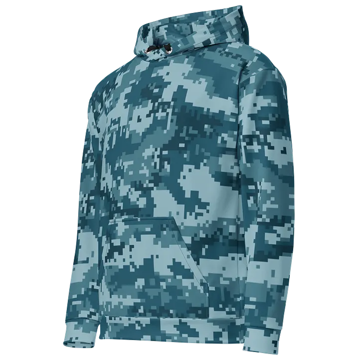 Pixelated Sky Unisex Camo Hoodie product image (2)