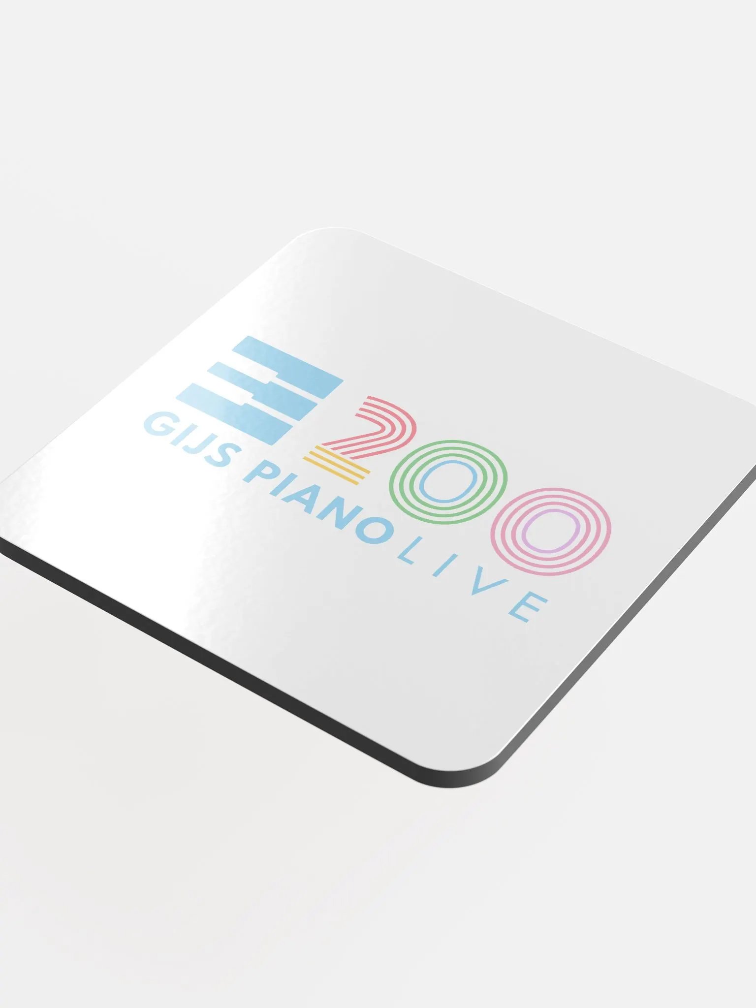 Gijs Piano LIVE 200 - Glossed Cork Coaster product image (4)