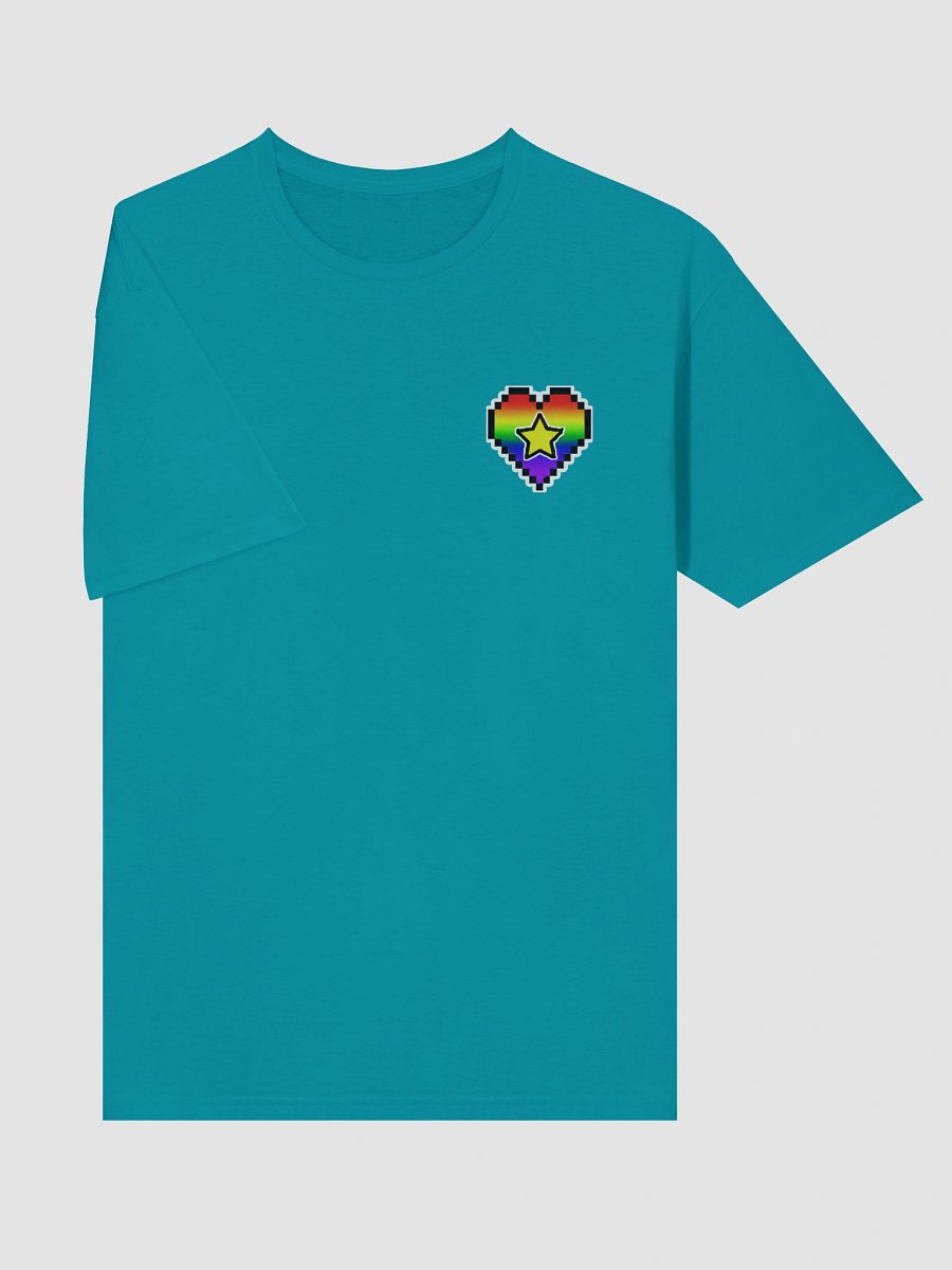 Pixel Heart Rainbow Star Unisex T-Shirt product image (5)
