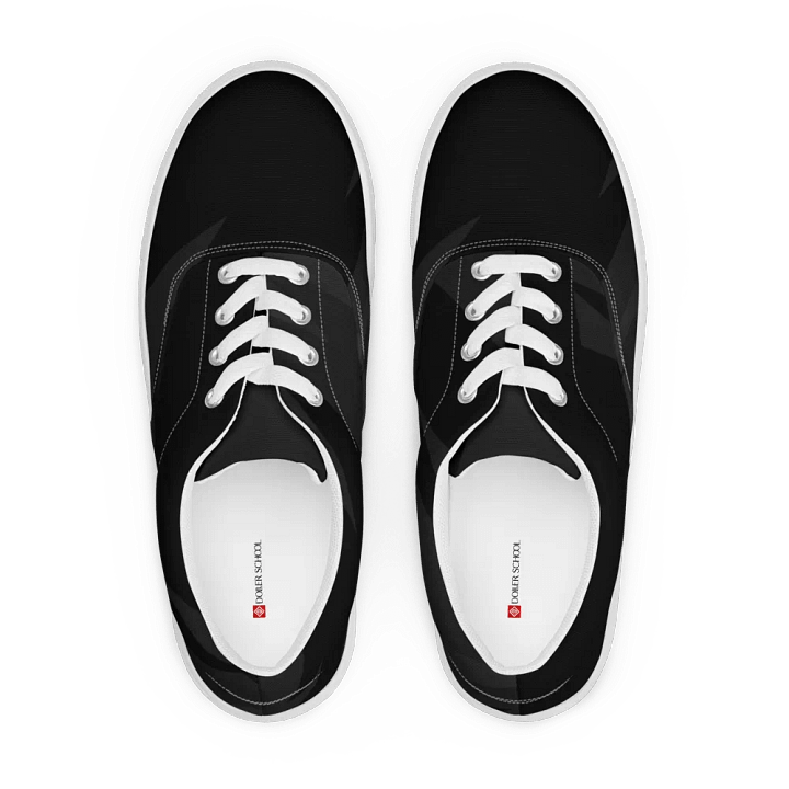 Men's Lace-Up Black Abstract Shoes product image (1)