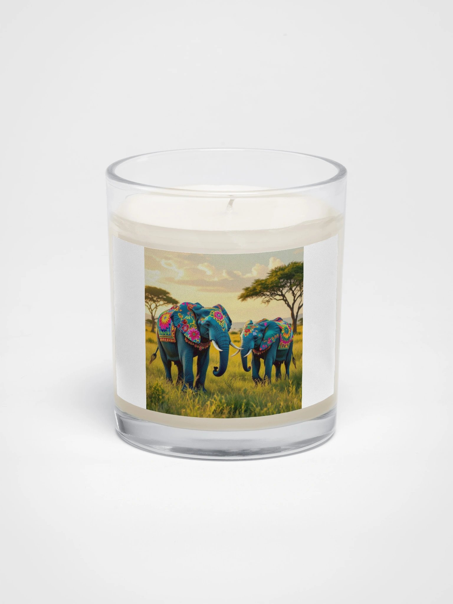 Elephant Harmony Soy Wax Candle product image (1)