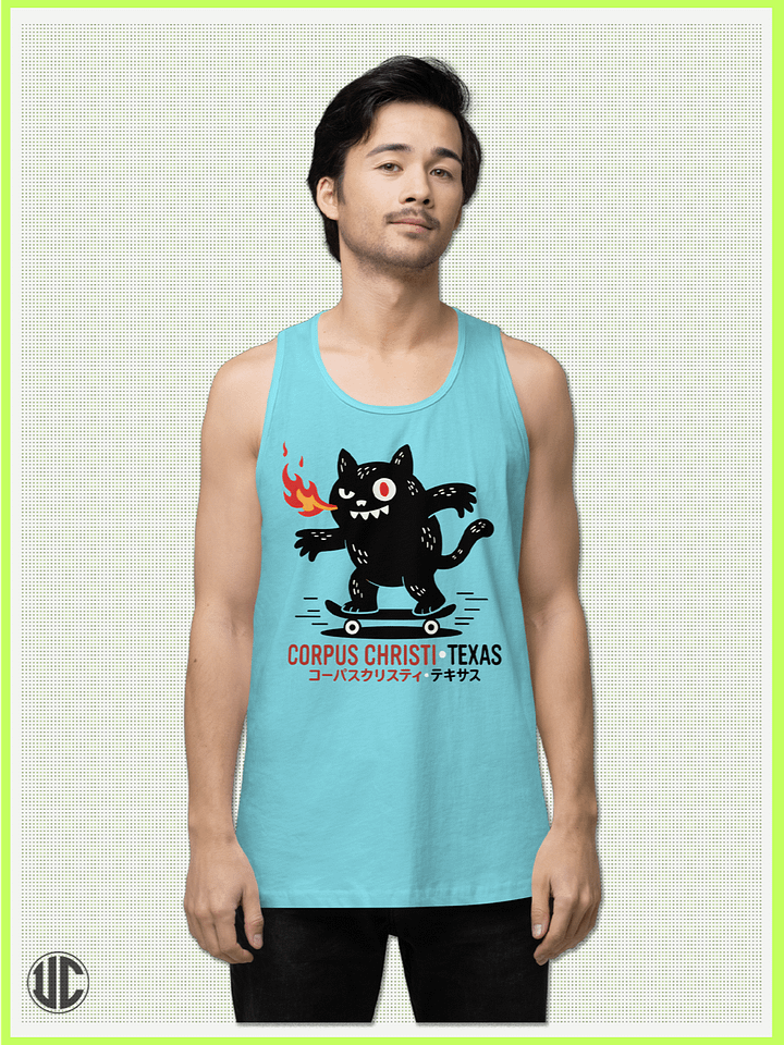 Corpus Christi Skater – Men’s Tank Top product image (2)