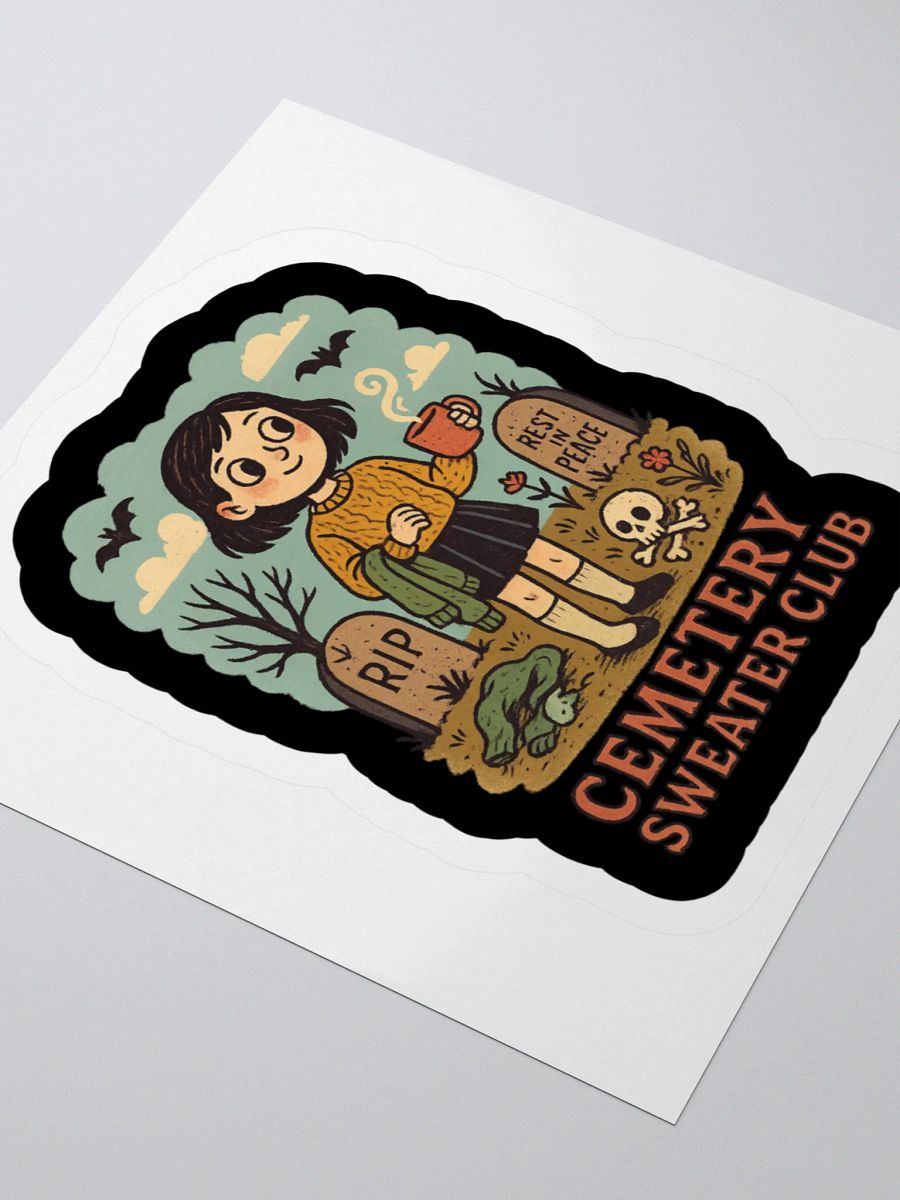Cemetery Sweater Club Sticker product image (3)