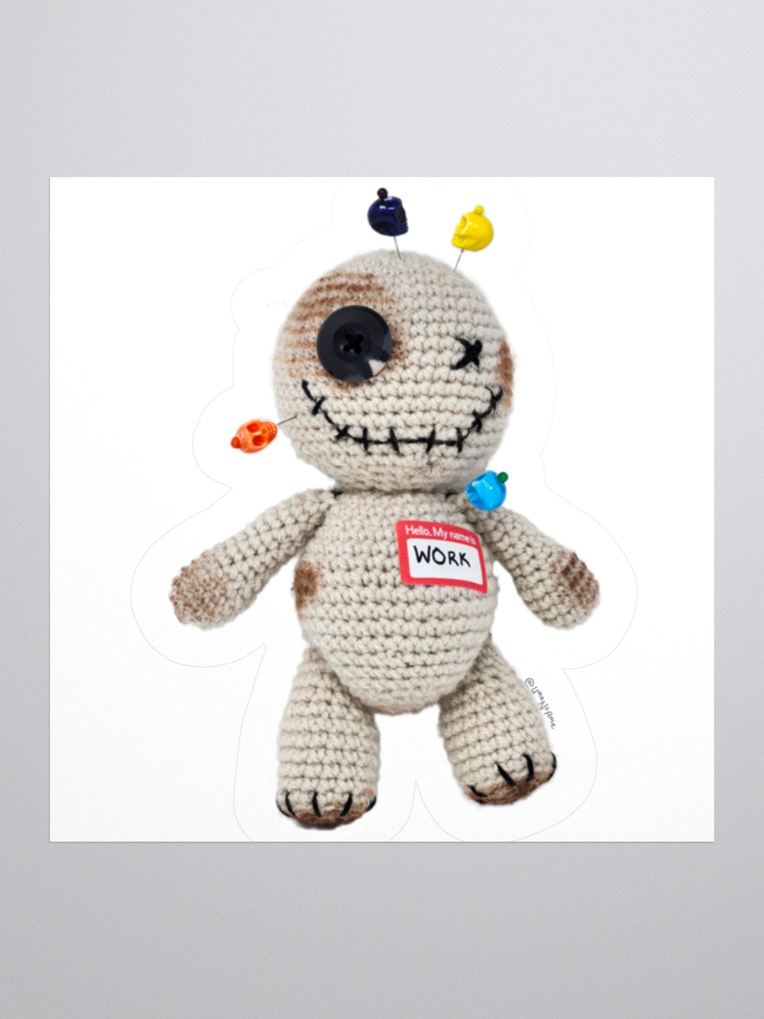 OG Voodoo Doll Sticker product image (1)