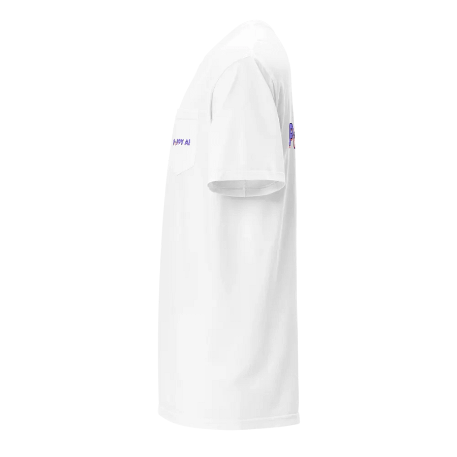 Poppy AI Pocket Tee - White product image (3)