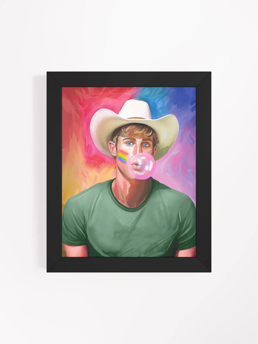 Gay Cowboy Pop Art Framed Poster product image (67)