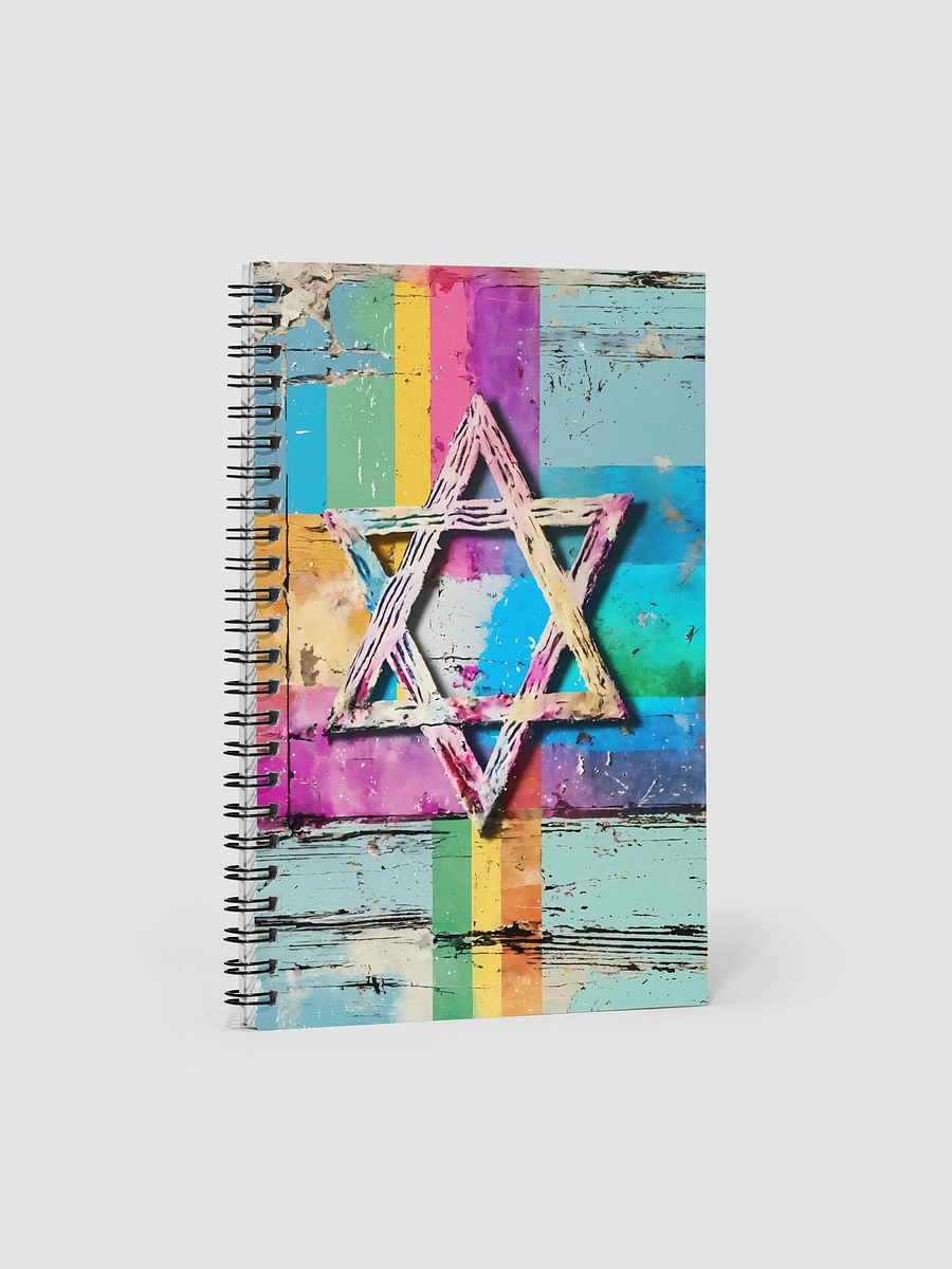 Star of David Shabby Chic Colorful Notebook product image (1)