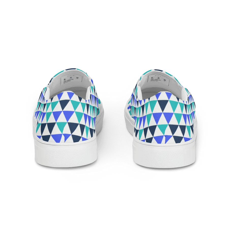 Geometric Triangles Fusion Slip-On Shoes product image (11)