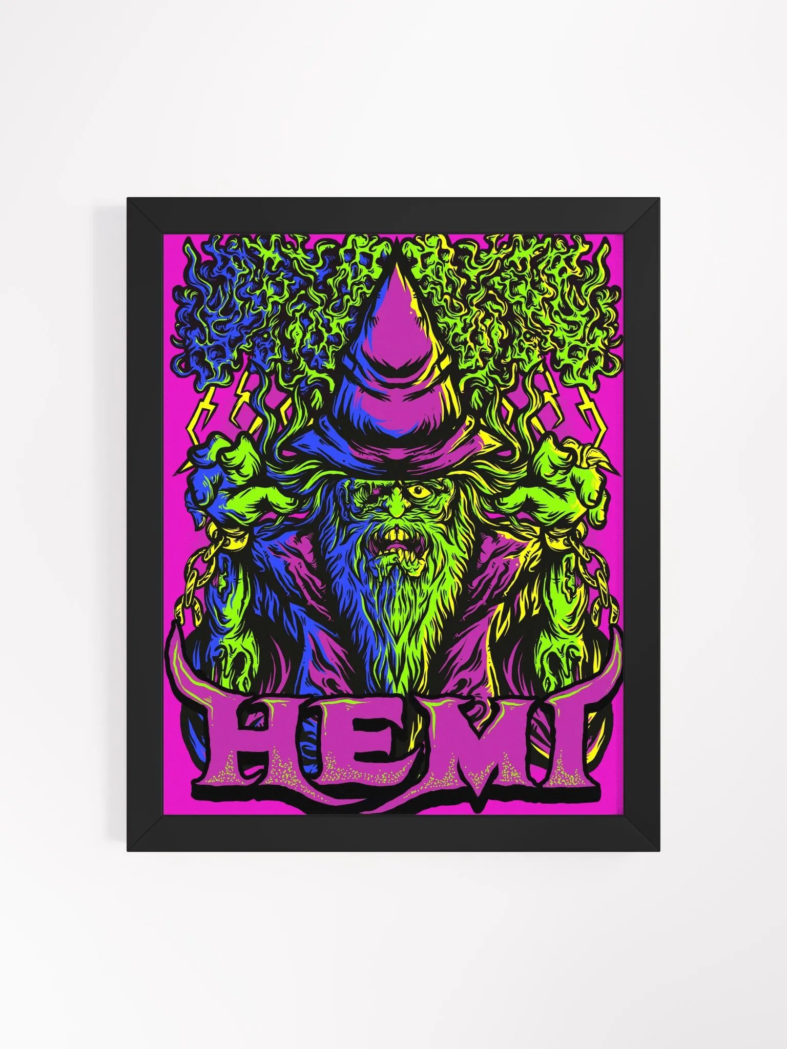 Death Wizard Framed Matte Poster product image (1)