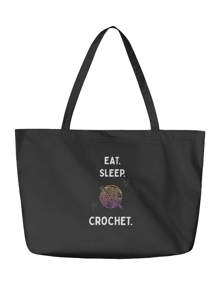 Eat Sleep Crochet Tote product image (2)