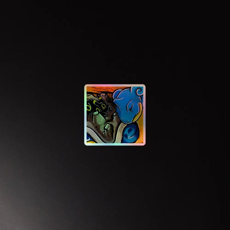 Lapras & Umbreon Holofoil Sticker product image (2)