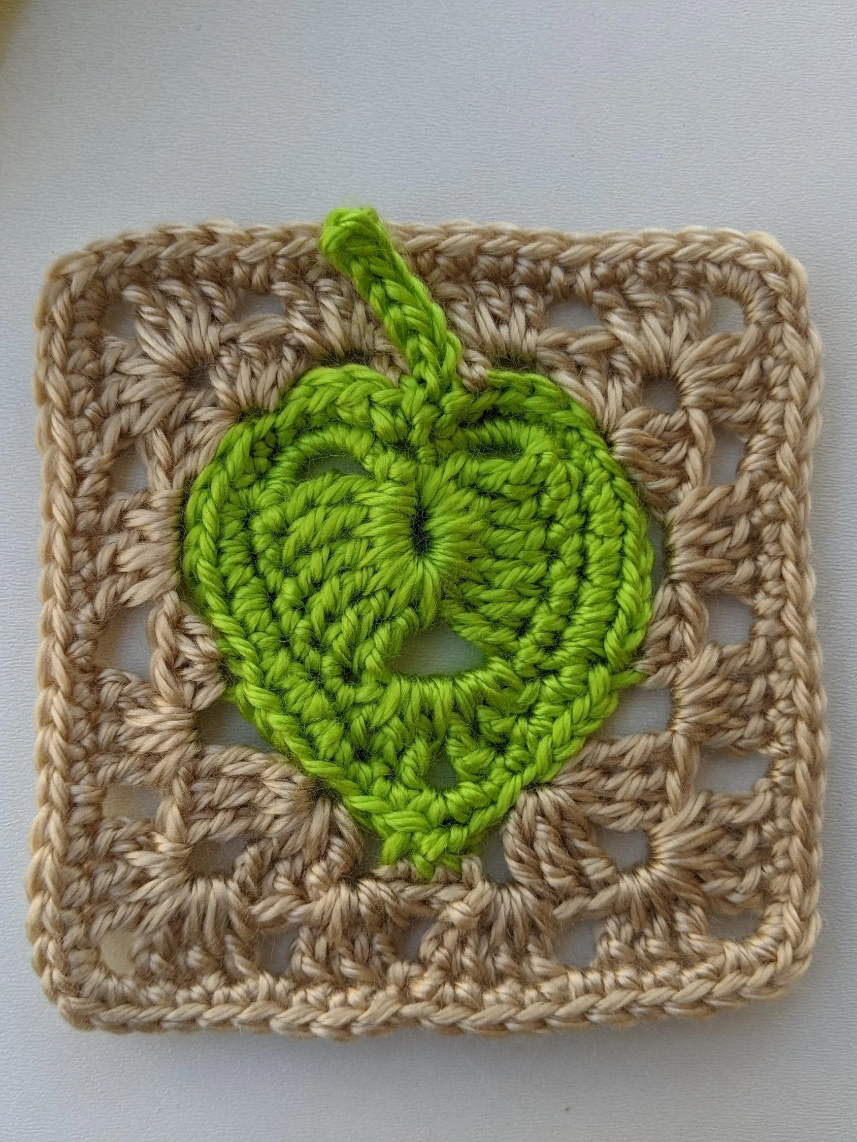 Crochet Leaf Granny Square Pattern product image (2)